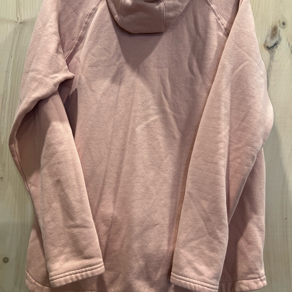 Columbia Blush Pink Hoodie Sweatshirt Forest Screen Print Womens Sz large - Picture 5 of 7